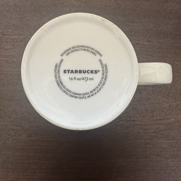 Starbucks Coffee Collectors Series San Diego Mug Cup 16 oz 2012 Beach Gaslamp - Picture 10 of 11